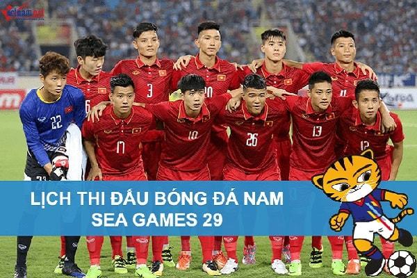 Lịch thi đấu bóng đá nam SEA Games 29