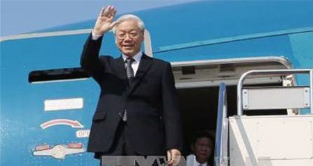 Tổng bí thư lên đường thăm Indonesia và Myanmar