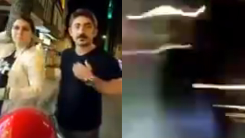 Vô tình ghi lại khoảnh khắc ô tô đâm vào chính mình