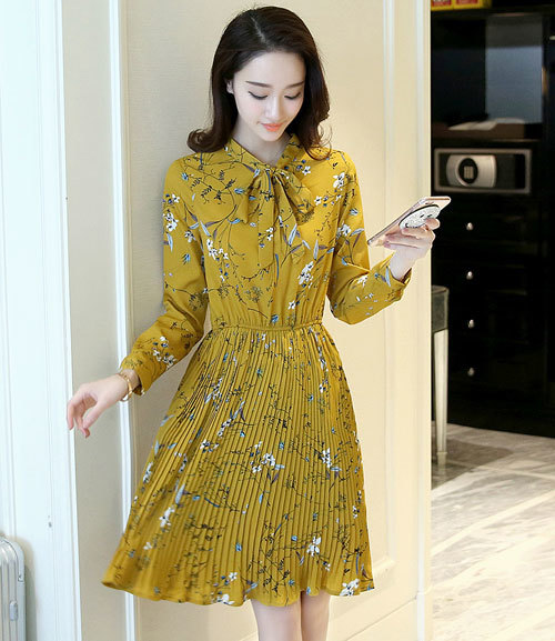 Váy bầu hoa nhí thời trang thiết kế công sở xinh xắn vải voan mềm mát Mom  and Baby MSP521 | Shopee Việt Nam