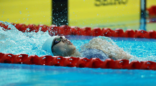 Khoảnh khắc Ánh Viên phá kỷ lục nội dung 200m bơi ngửa