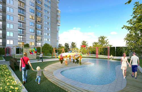 Cất nóc dự án The TWO Residence