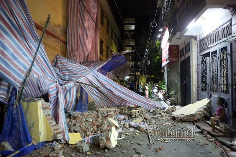 Hà Nội: Nguyên nhân ban đầu sập tường trường tiểu học