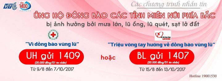 20 nghìn đồng/1 tin nhắn ủng hộ đồng bào vùng lũ