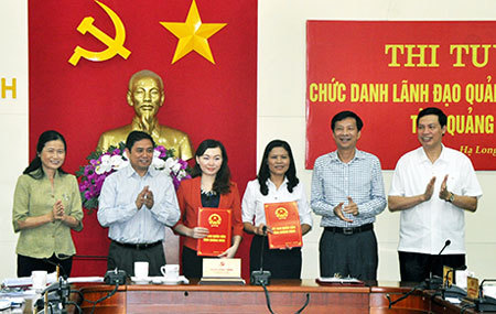 Quảng Ninh bổ nhiệm 89 lãnh đạo thông qua thi tuyển