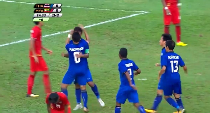 U22 Thái Lan 1-0 U22 Myanmar