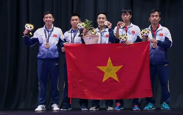 Hạ Singapore, bóng bàn Việt Nam giành HCV lịch sử ở SEA Games