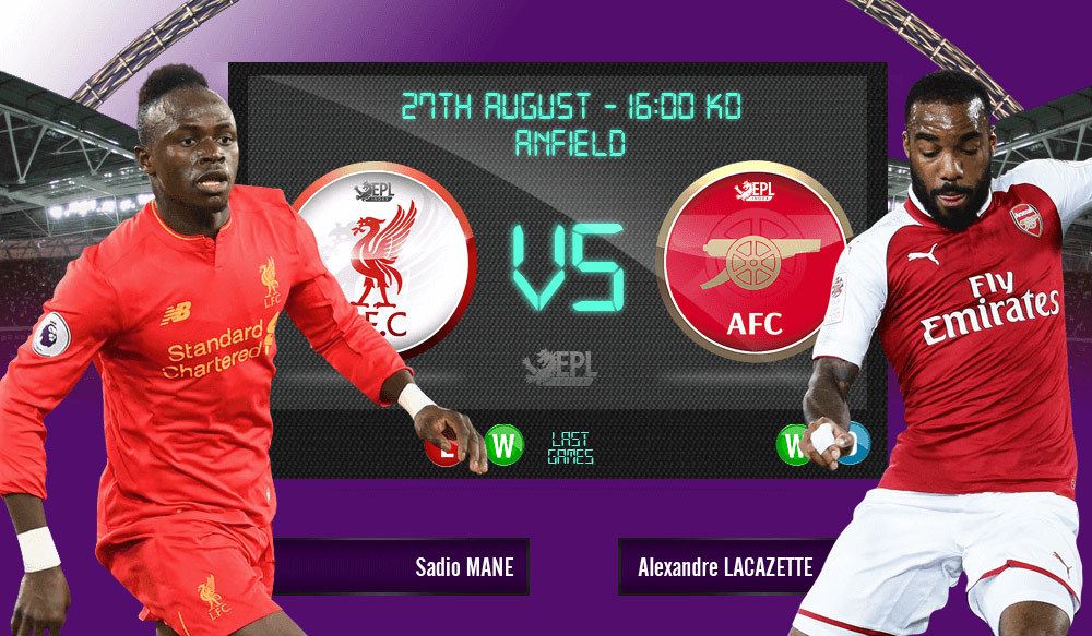 Link xem trực tiếp Liverpool vs Arsenal, 22h ngày 27/8