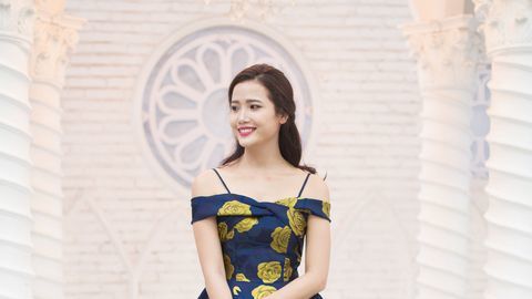 Đầm trễ vai - thời tranh hè thu 2017