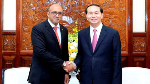 Chủ tịch nước tiếp đại sứ Cuba