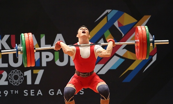 Video phần thi giúp Thạch Kim Tuấn giành HCV cử tạ
