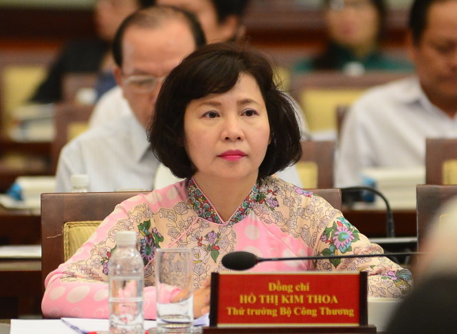 Bà Hồ Thị Kim Thoa muốn nghỉ việc ở Bộ Công Thương