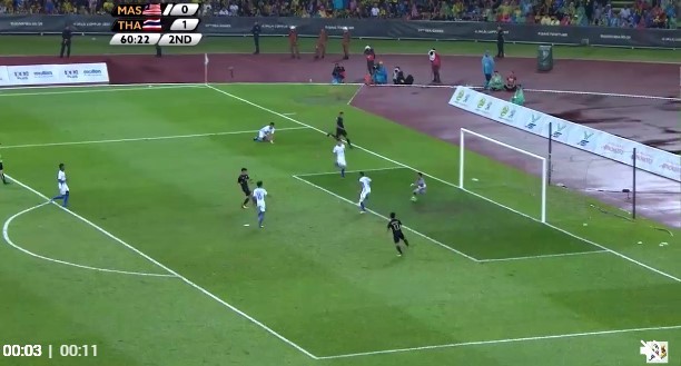 U22 Thái Lan 1-0 U22 Malaysia phút 60