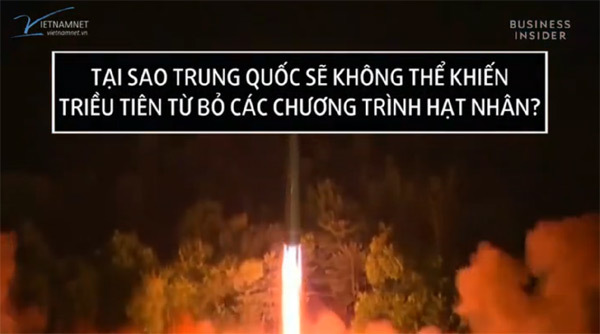 Vì sao TQ không ngăn lại tham vọng hạt nhân của Triều Tiên?