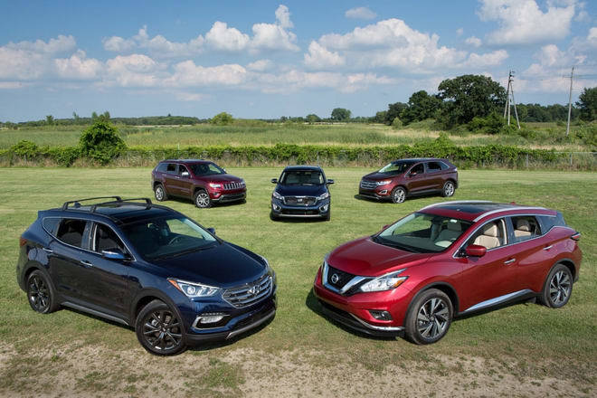 Các loại SUV, crossover ngày càng áp đảo sedan