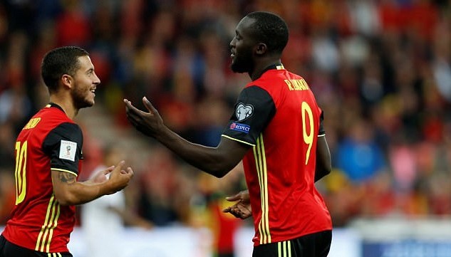 Lukaku ghi 3 bàn, Bỉ thắng 9-0 ở vòng loại World Cup