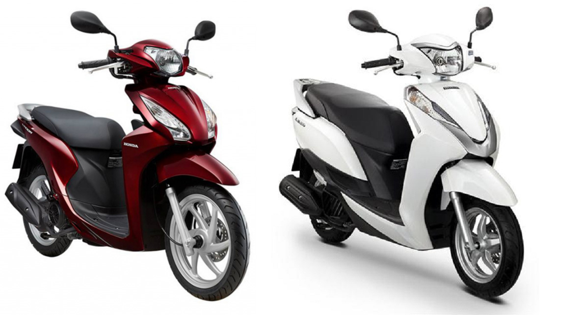 So sánh hai chiếc xe tay ga Honda Vision và Honda Lead - VietNamNet
