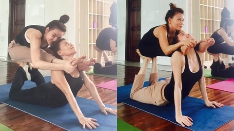 Người hâm mộ bất ngờ vì mẹ con Hồ Ngọc Hà quá khoẻ