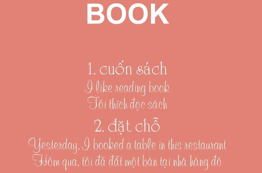 Những từ đa nghĩa thông dụng trong tiếng Anh