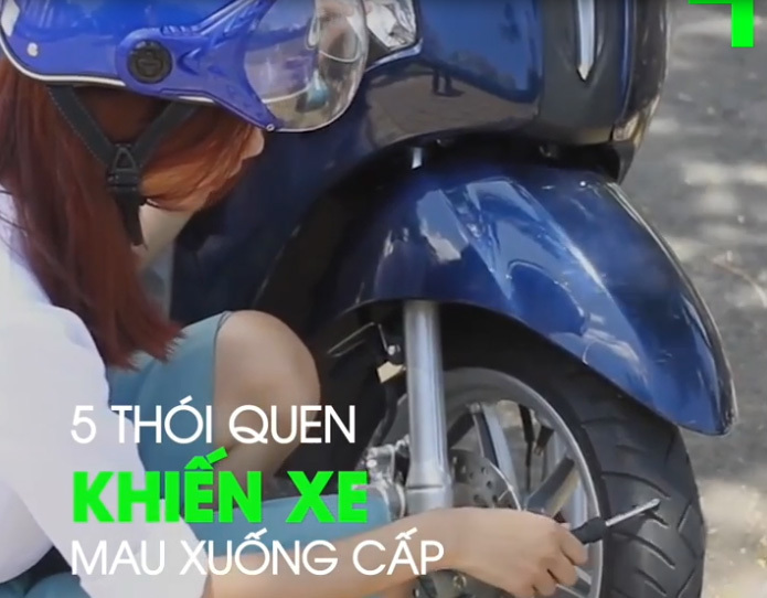 Những thói quen khiến xe nhanh xuống cấp
