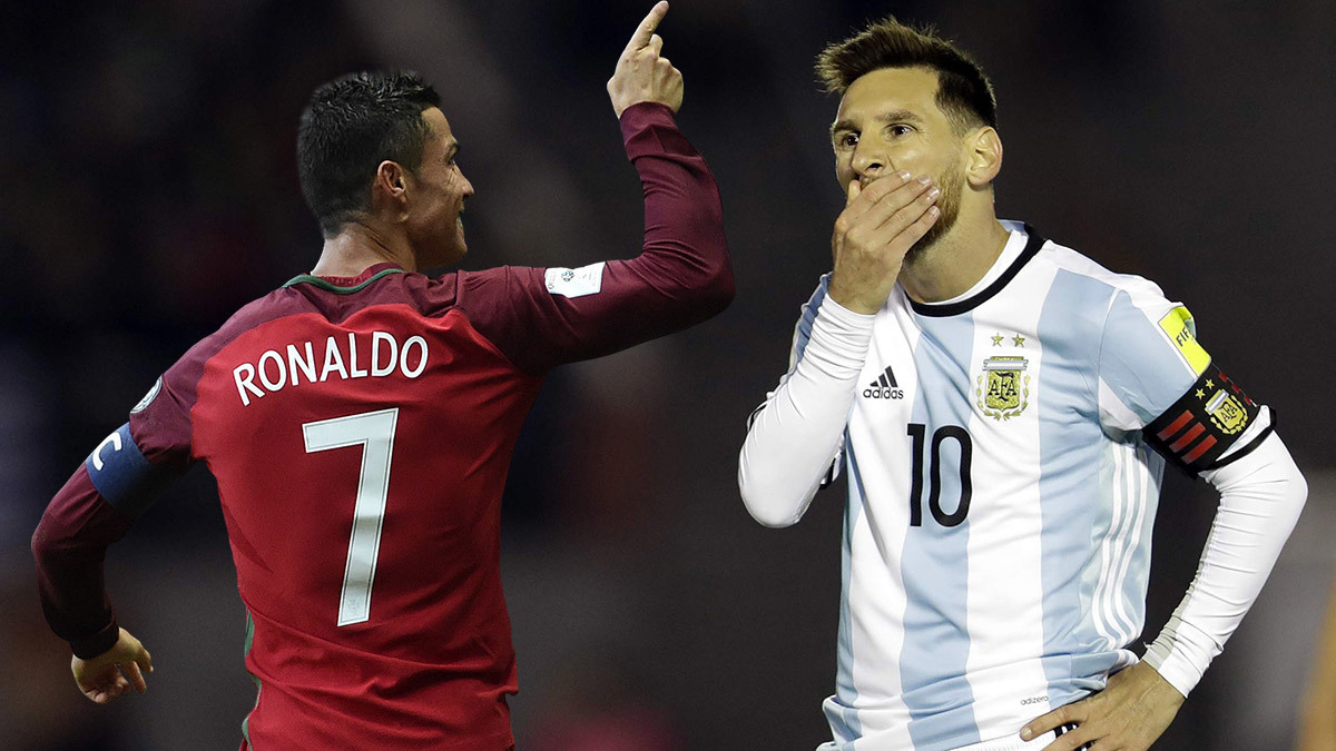 World Cup 2018: Messi xem Ronaldo biểu diễn qua tivi?
