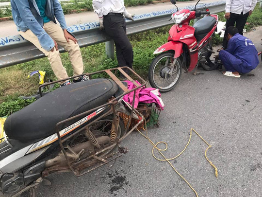 Đinh trên cao tốc Hà Nội - Bắc Giang do nhà máy sản xuất