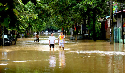 ngập úng Yên Bái