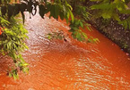 Nước suối chuyển màu đỏ giữa Hạ Long