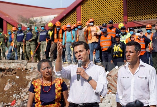 Động đất khiến hơn 60 người chết, Mexico tuyên bố quốc tang