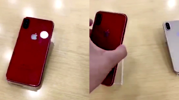 iPhone 8 đỏ tía xuất hiện trong video ngắn
