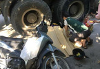 Thai phụ bị xe container cán qua đầu, tử vong