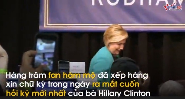 Ra sách về thất bại tranh cử, bà Hillary kiếm bộn tiền