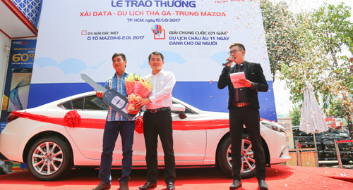 Đã có chủ nhân giải thưởng ‘Xài data-Du lịch thả ga-Trúng Mazda’