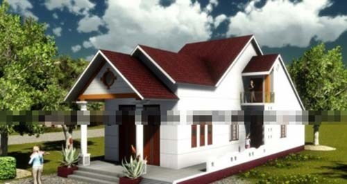 Hút hồn 10 mẫu nhà cấp 4 gác lửng mái thái tuyệt đẹp