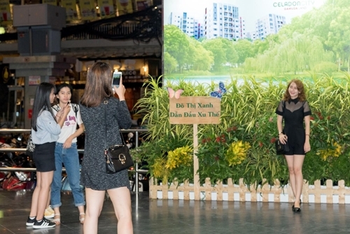 Celadon City mang thiết kế xanh vào billboard quảng cáo