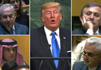 Những biểu cảm trong phòng họp khi ông Trump dọa 'hủy diệt' Triều Tiên