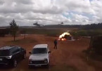 Trực thăng 'cá sấu' Nga thả tên lửa nhầm mục tiêu
