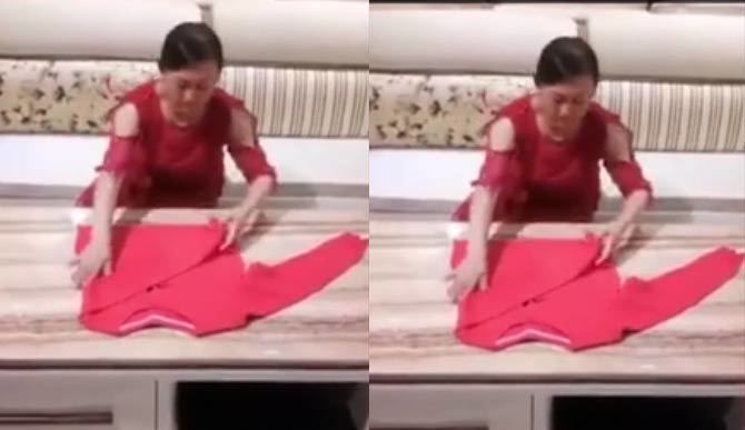 Mẹo gấp quần áo cực nhanh, cực gọn