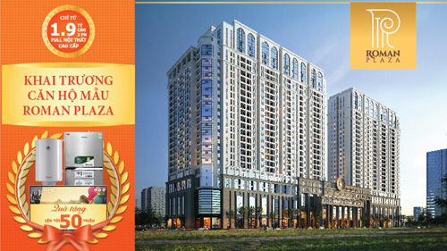 Quà tặng hấp dẫn ngày khai trương căn hộ mẫu Roman Plaza