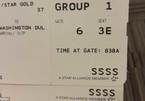 Giải mã dòng chữ SSSS bí ẩn trên thẻ lên máy bay