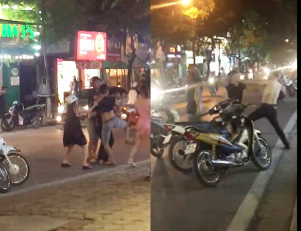 Nghi 'nhìn đểu' người đàn ông bị đánh bầm dập trên phố Hà Nội