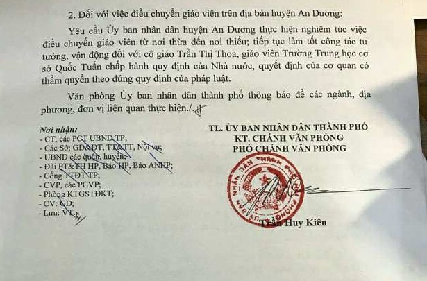 Cô giáo nghi uống thuốc ngủ: Hải Phòng không cho chuyển trường