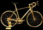Choáng ngợp xe đạp mạ vàng 24K giá 7,7 tỷ đồng