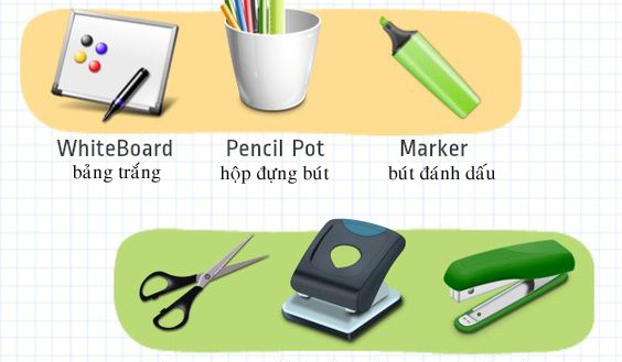 Tên tiếng Anh các thiết bị văn phòng cần phải nhớ
