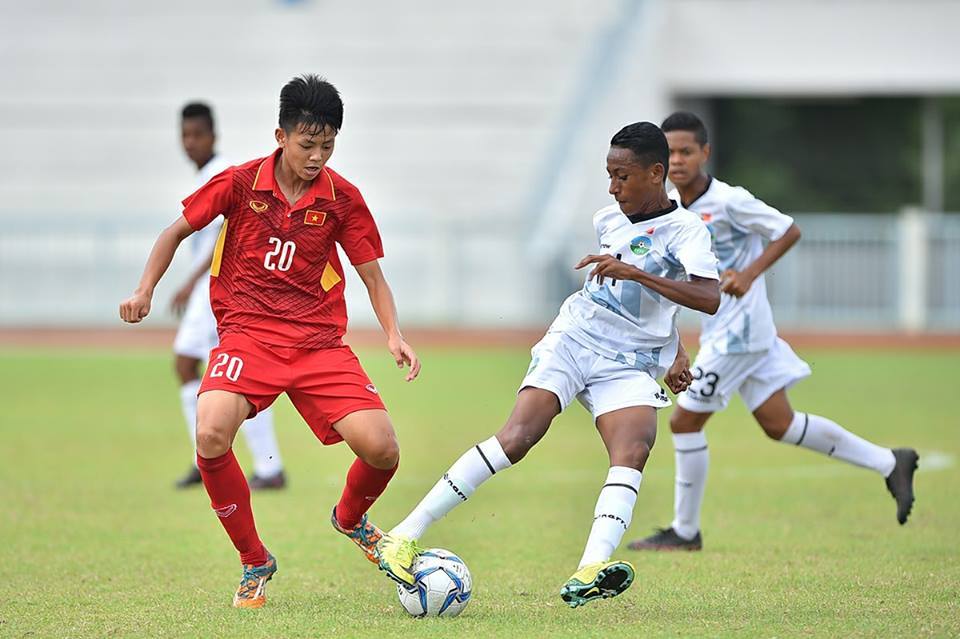 U16 Việt Nam 0-0 U16 Australia: Thế trận cân bằng (H1)
