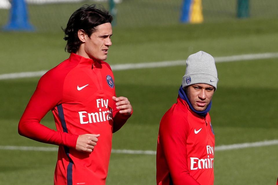 Cavani thách Neymar: Kế hoạch