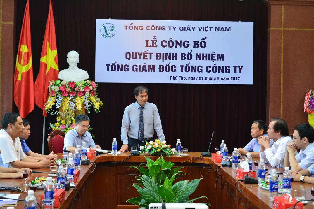 Bất ngờ thay Tổng giám đốc Tổng Công ty Giấy Việt Nam