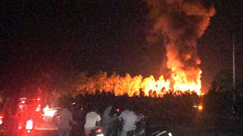 Chay no chiet xuat gas