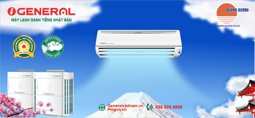 Máy lạnh General giới thiệu nhà phân phối khu vực miền Nam