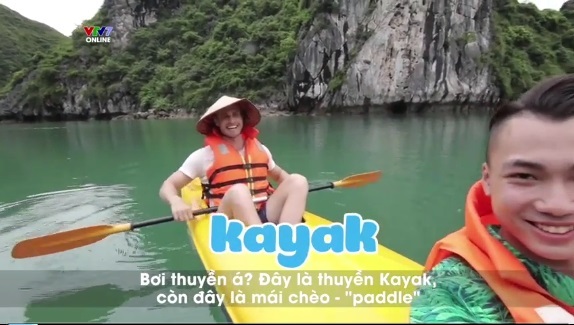 Học tiếng Anh qua trải nghiệm chèo thuyền kayak